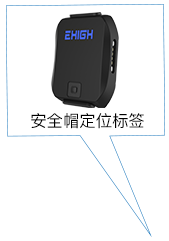 安全帽定位标簽