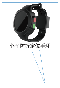 防拆心率定位手環